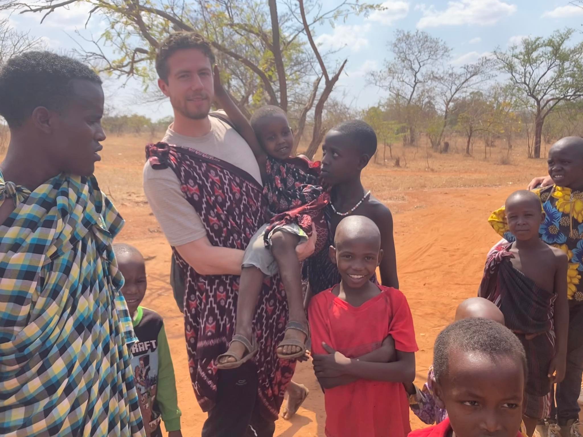 Nick with Masai